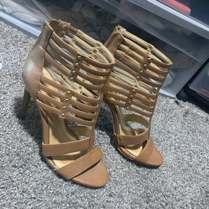 Tan Jessica Simpson heels